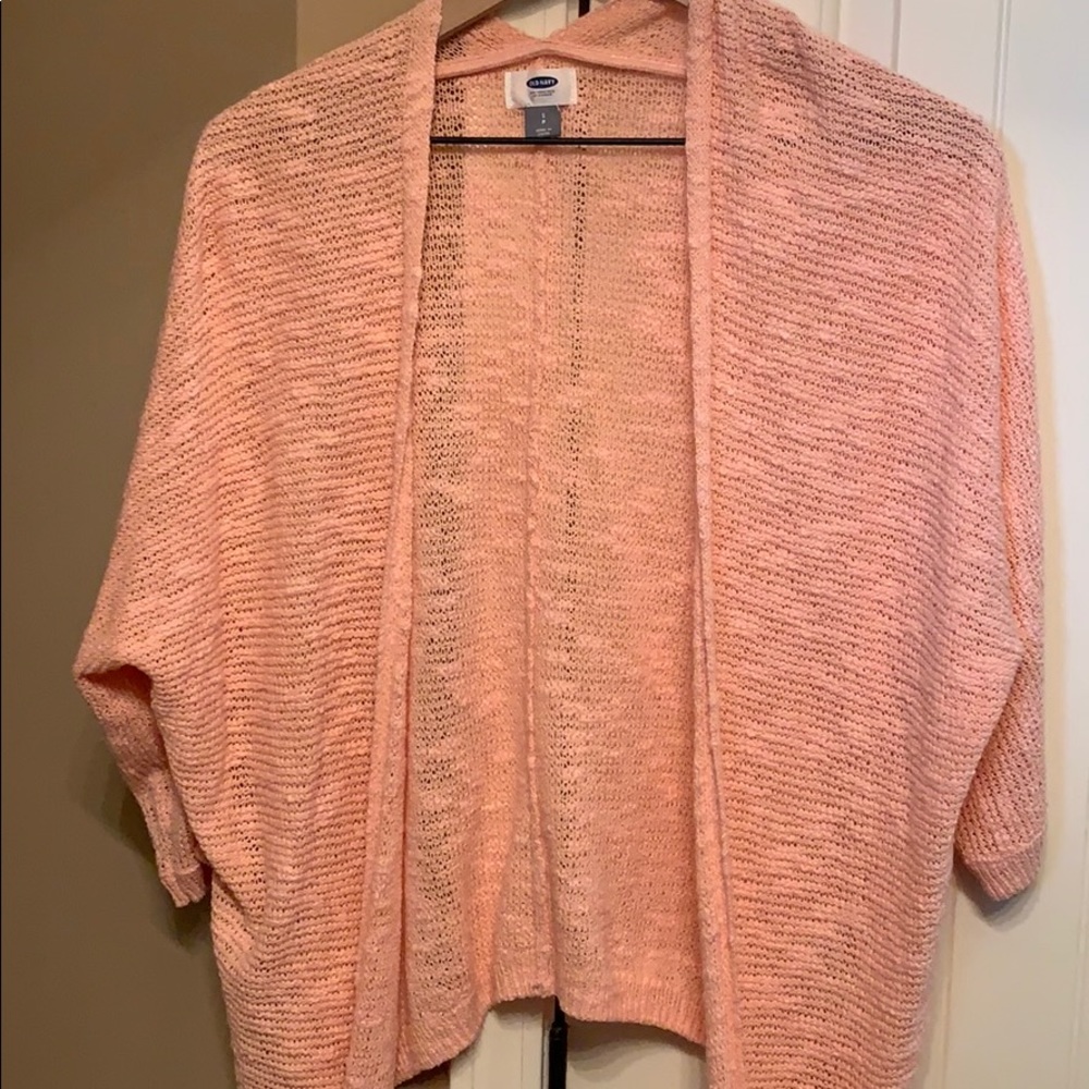 Ladies Dolman 3/4 sleeve open cardigan, size S